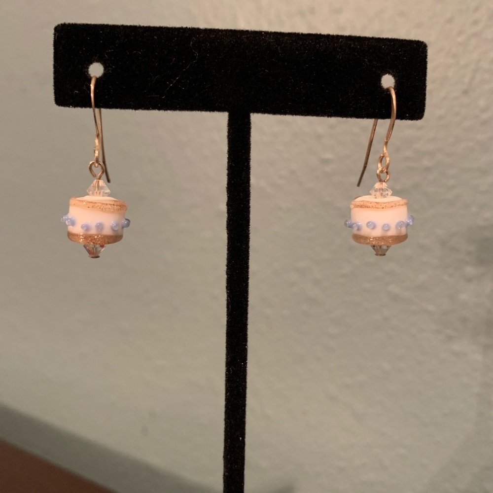 Handmade murano glass earrings​